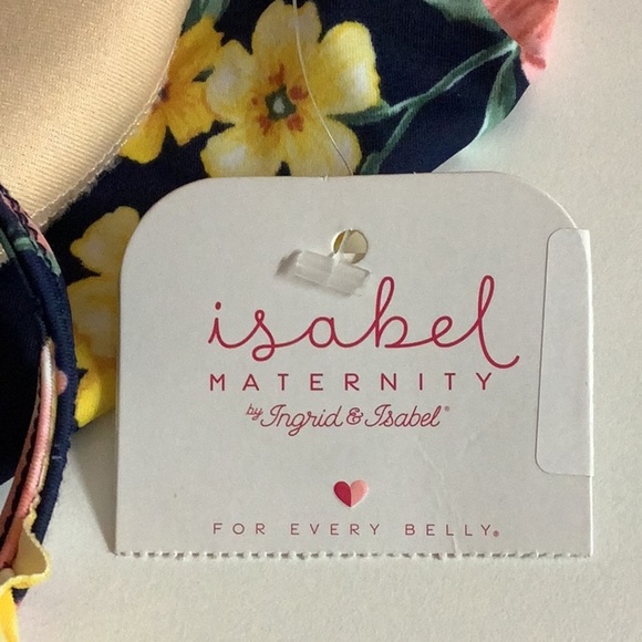 Isabel Size Medium Floral Maternity Tankini Top. New With Tags. - Picture 5 of 6